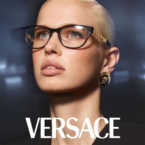 versace clear eyeglass frames|eyeglasses versace glasses on face.